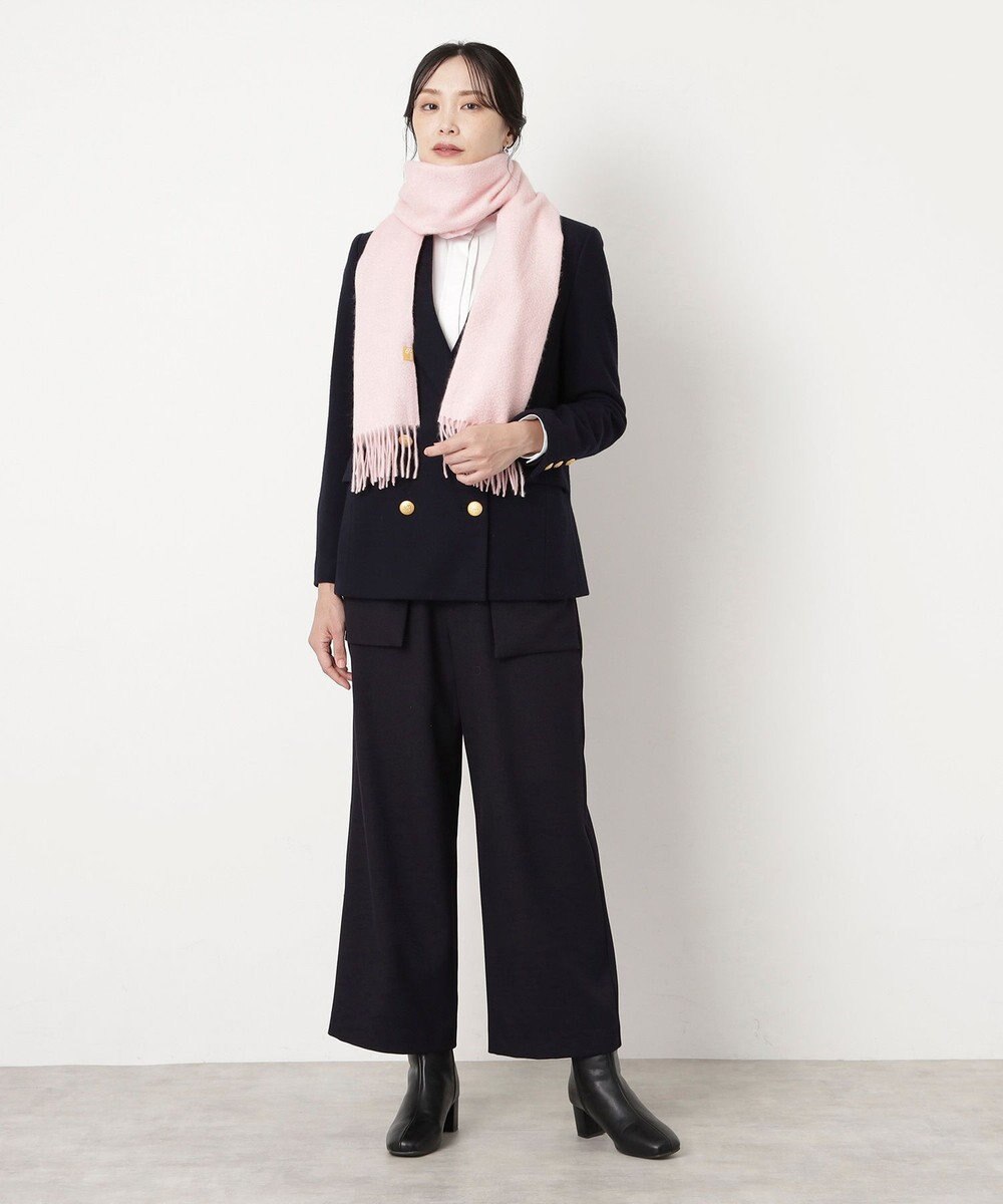 MOONBAT WEB限定【洗える】ミエル (miel) カシミヤ100％ プレーンマフラー 