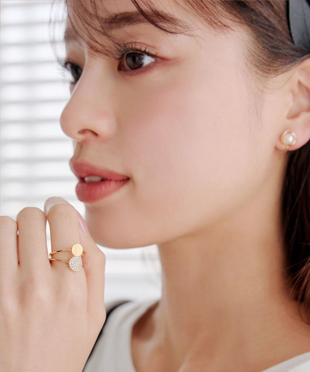 Tiaclasse ダブルサークルリング 