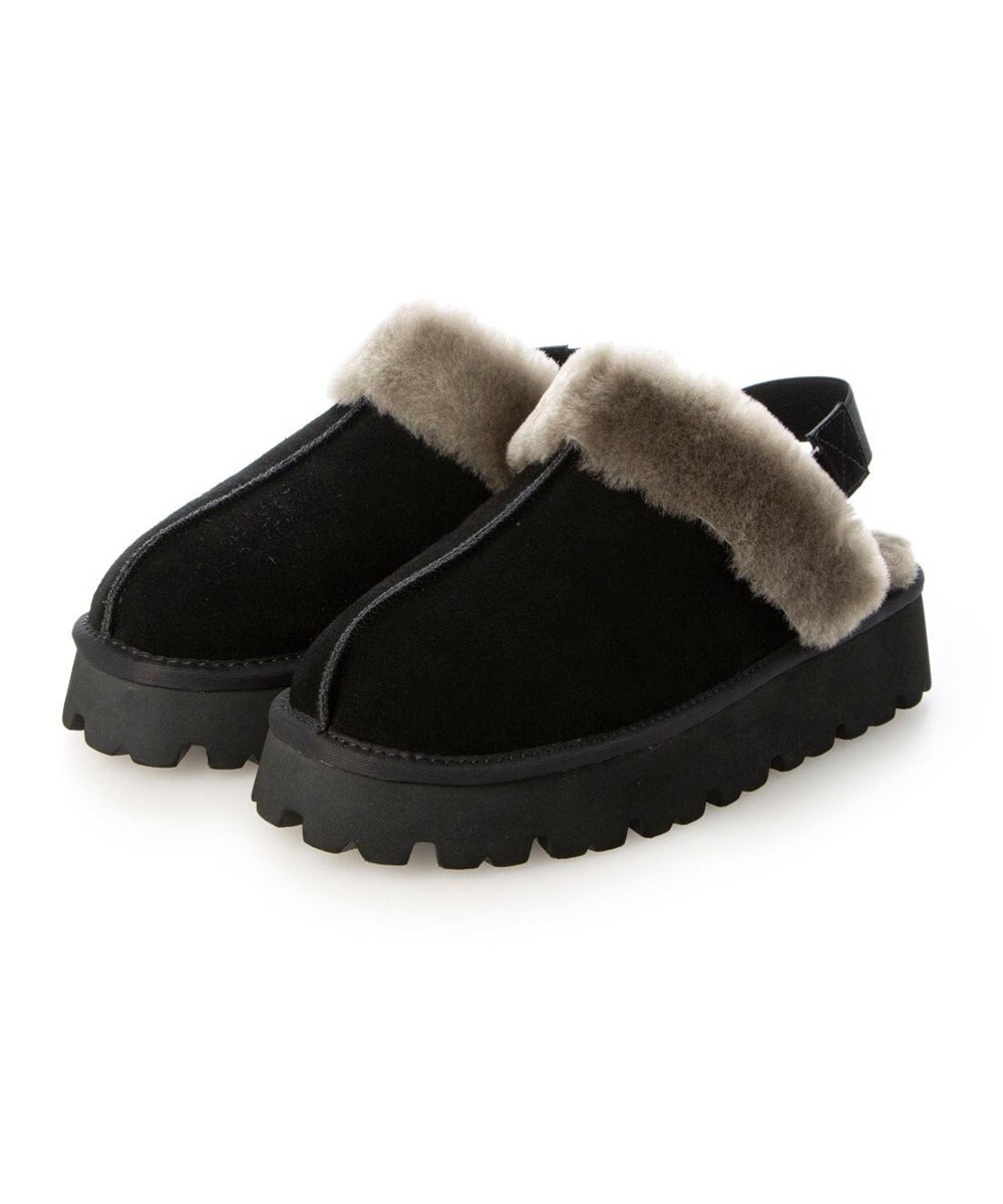 MODE ET JACOMO <carino>本革ムートンサボ 