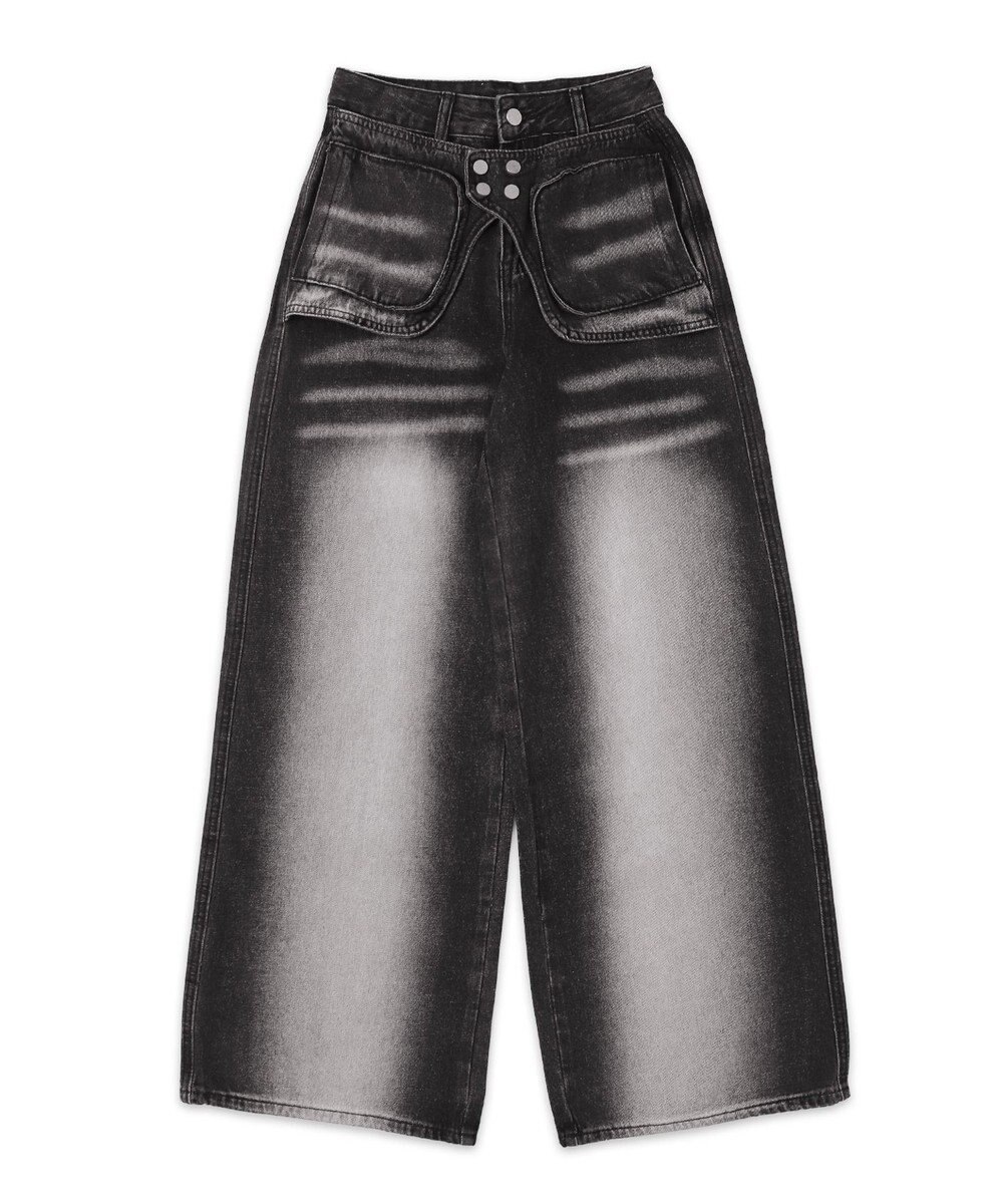 WEGO ラップブラストフレアデニム 