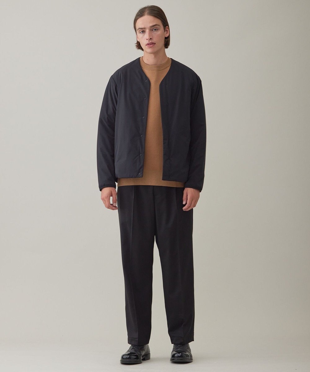 UNFILO MENS 【新色追加】スウェットライク クルーニット [24年秋冬商品] 