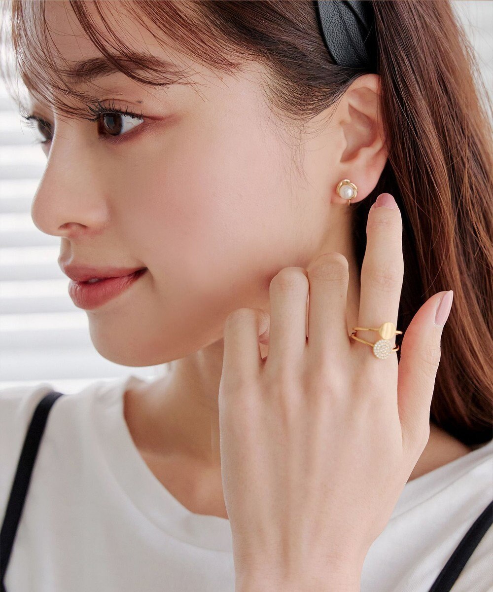 Tiaclasse ダブルサークルリング 