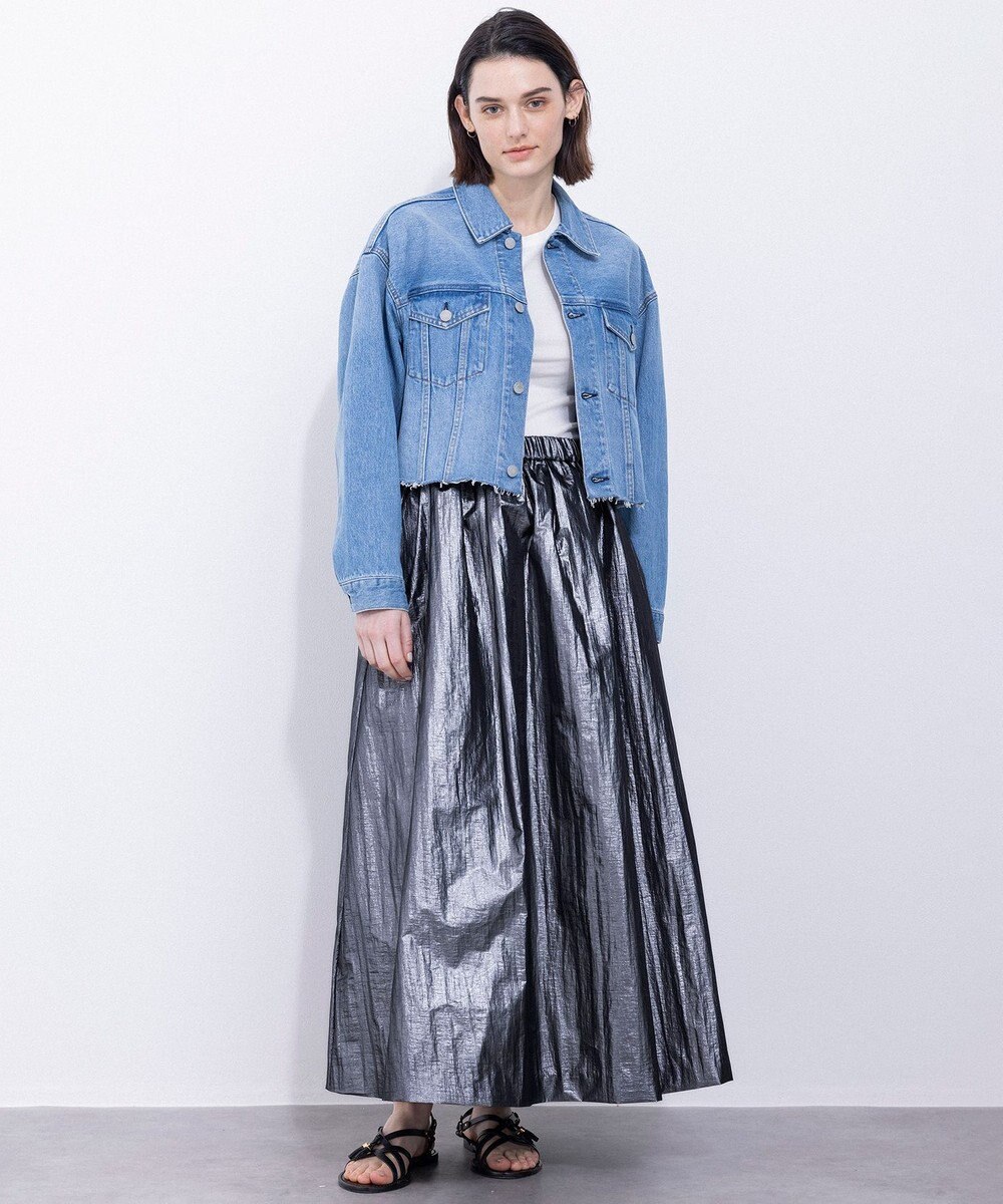 NAVE 【Nave】ホイルプリント スカート 