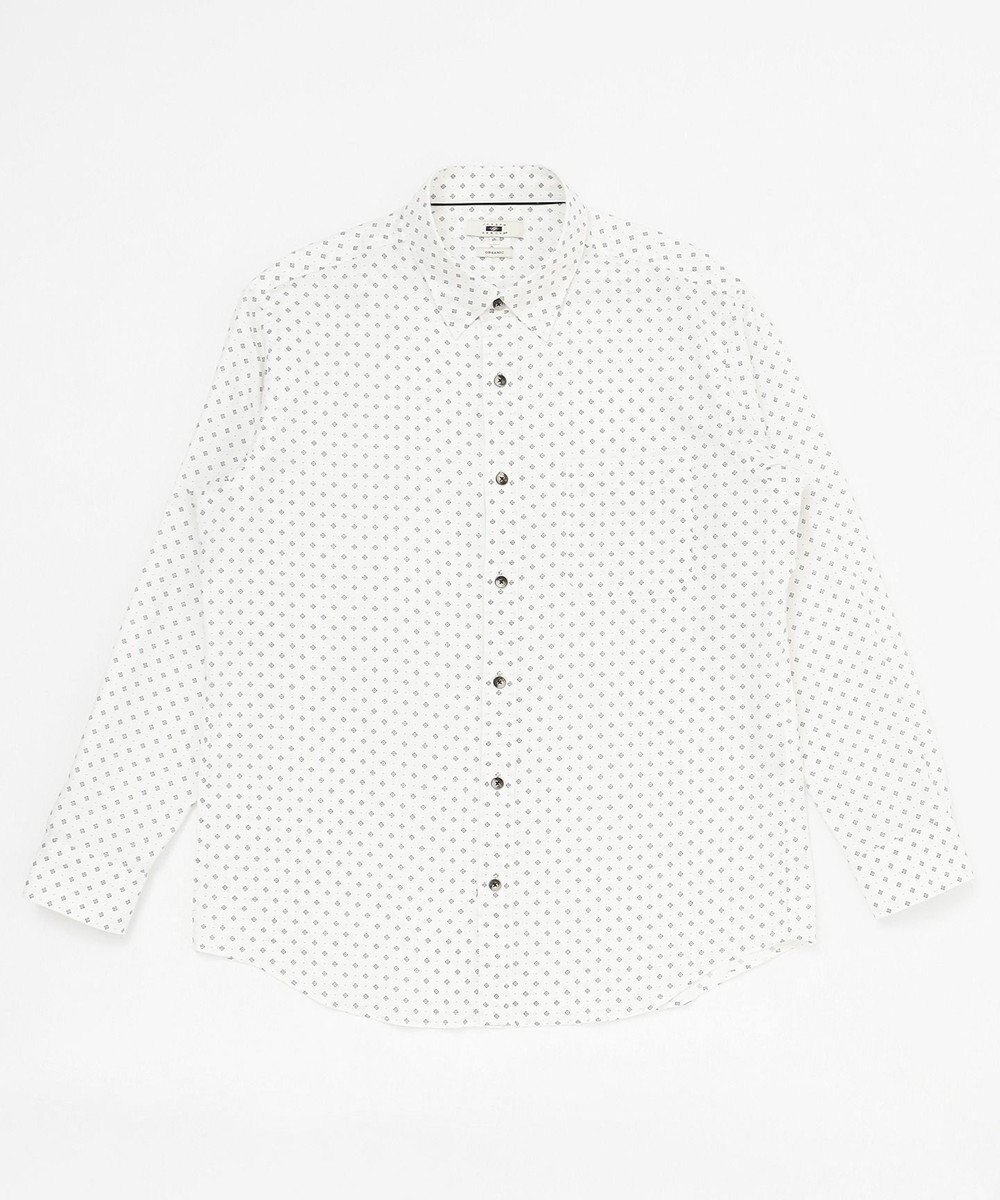 JOSEPH ABBOUD 【キングサイズ】JCヘリンボーンプリント　シャツ 