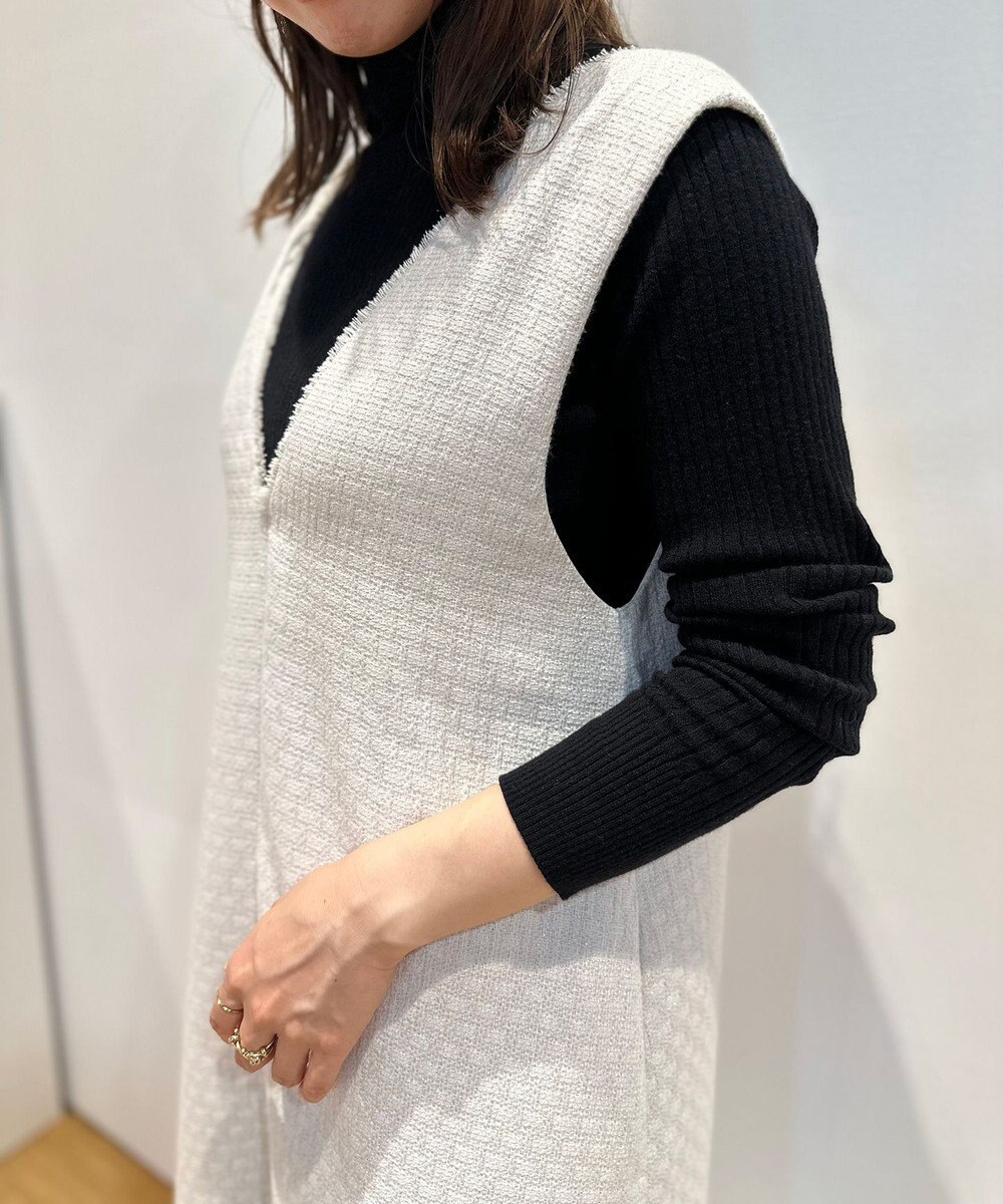 UNFILO ツイード ジャンスカ 