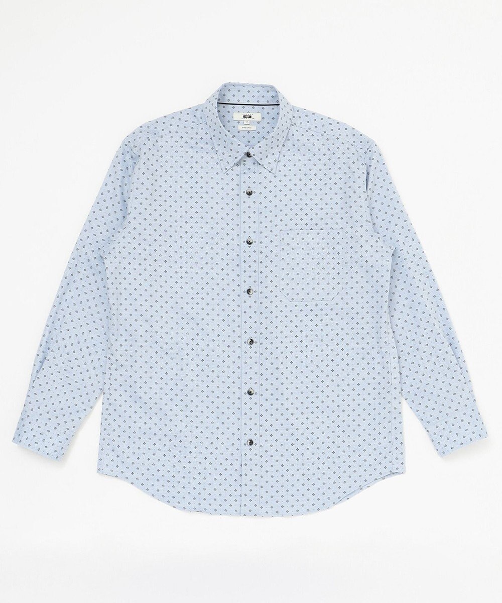 JOSEPH ABBOUD 【キングサイズ】JCヘリンボーンプリント　シャツ 