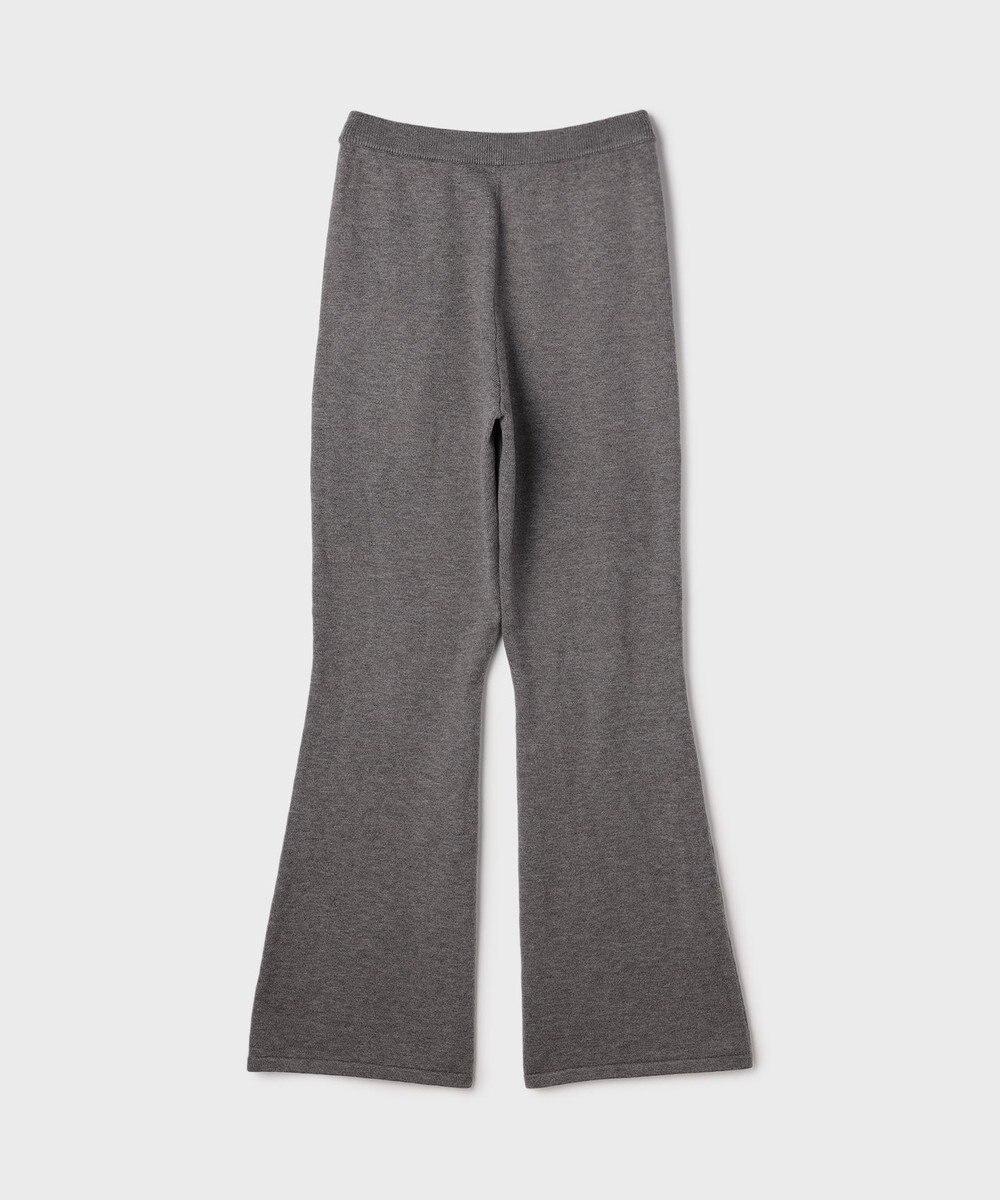 GRACE CONTINENTAL スウェットライクニットパンツ 