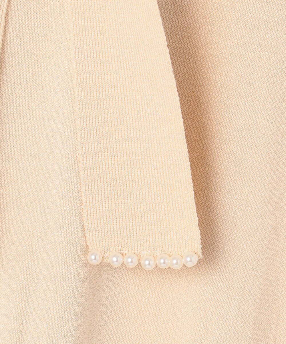 Feroux 【洗える】プチパールボウタイ ニット 