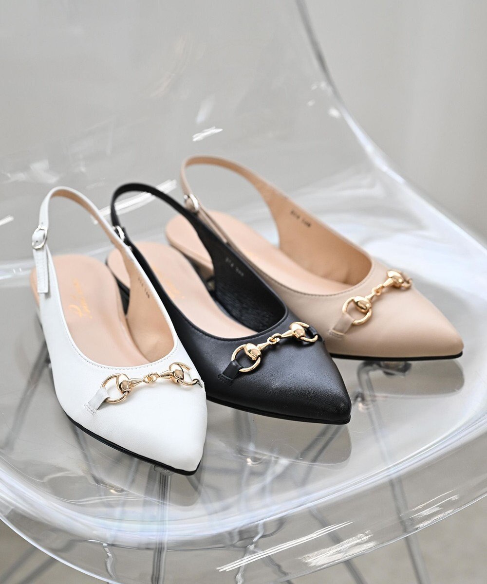 Pointer 日本製 本革ビット付きミュール 