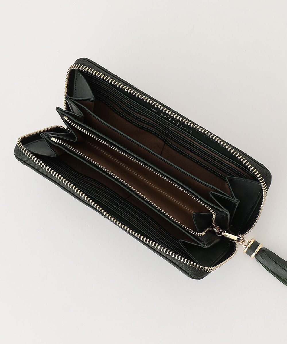 LA BAGAGERIE シープキルティング　ラウンドウォレット 