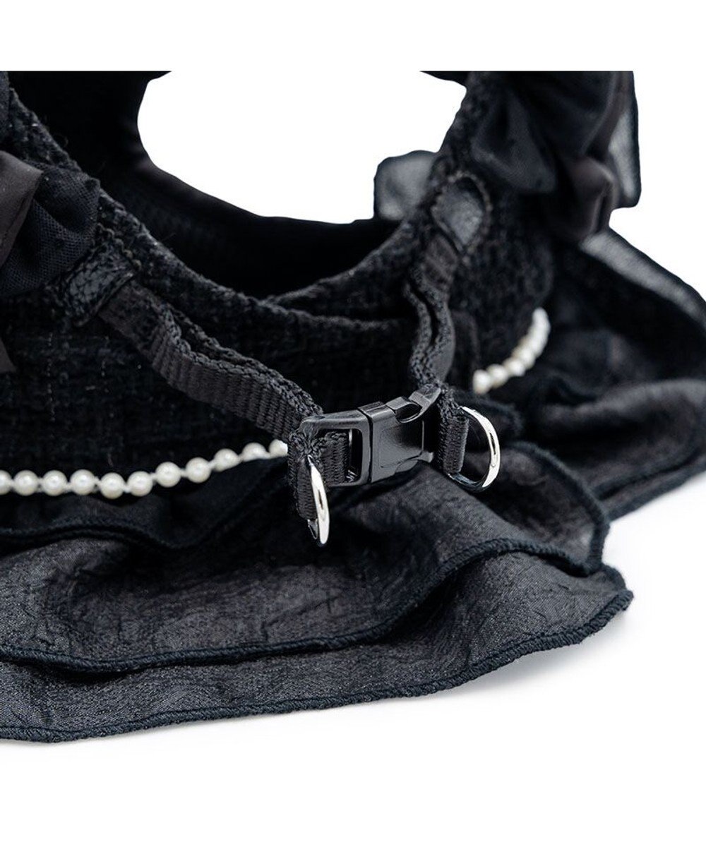 PET PARADISE cherircouture ツイード ベストハーネス 《ブラック》 ＳＳ 