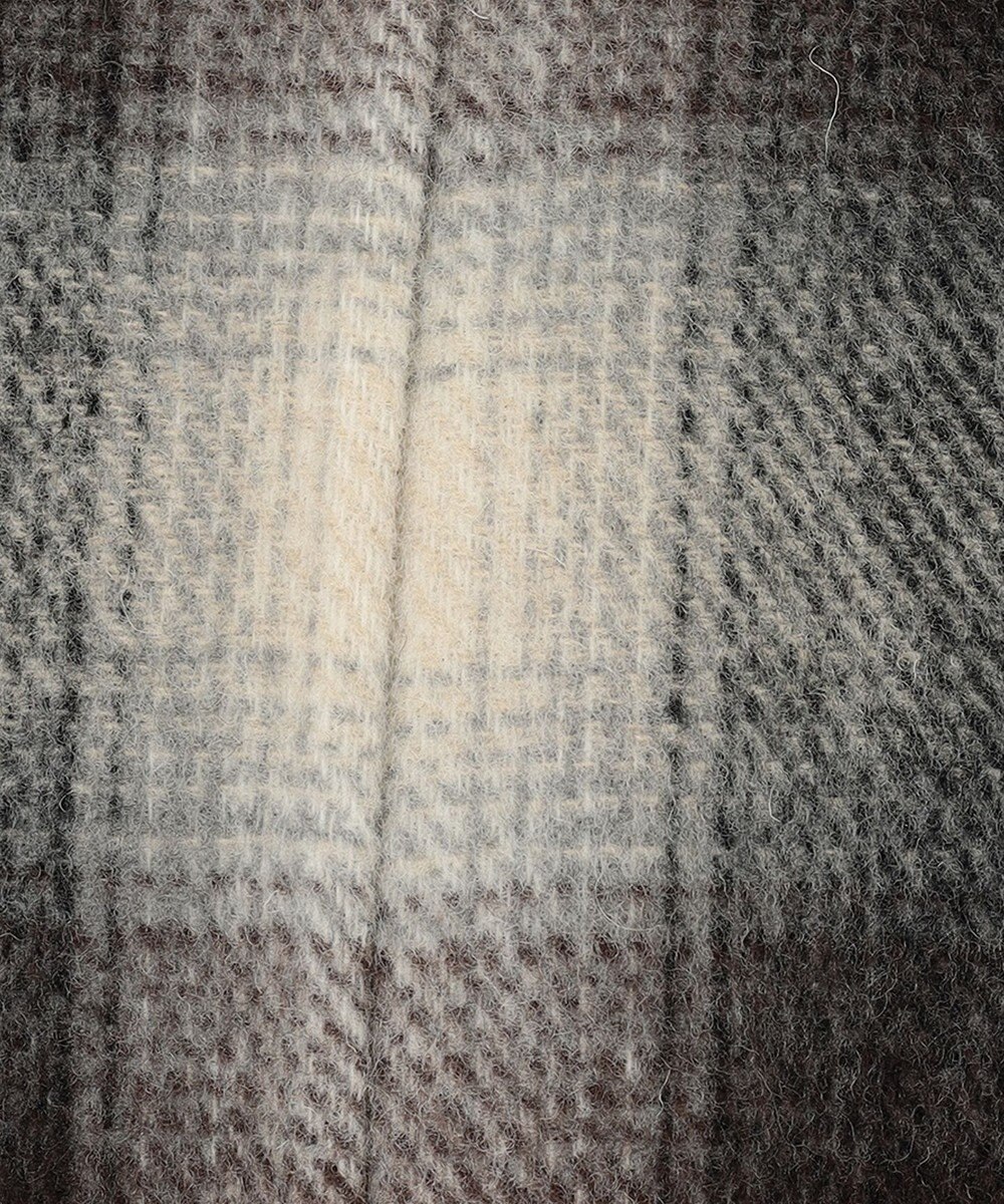 自由区 【リバーシブル】ウールリバー フード付きショートコート 