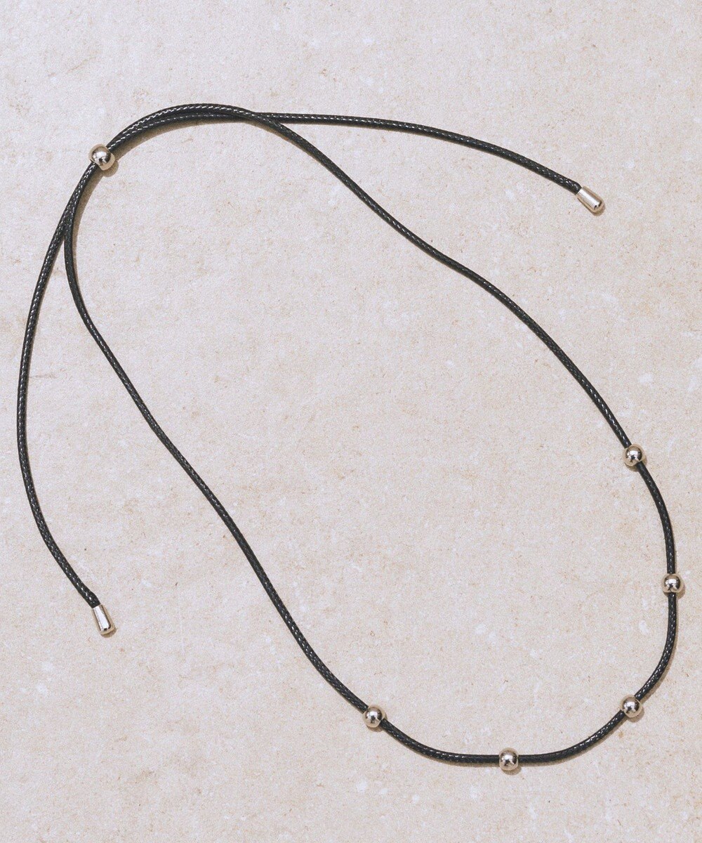 earth music&ecology メタルポイントコードネックレス 