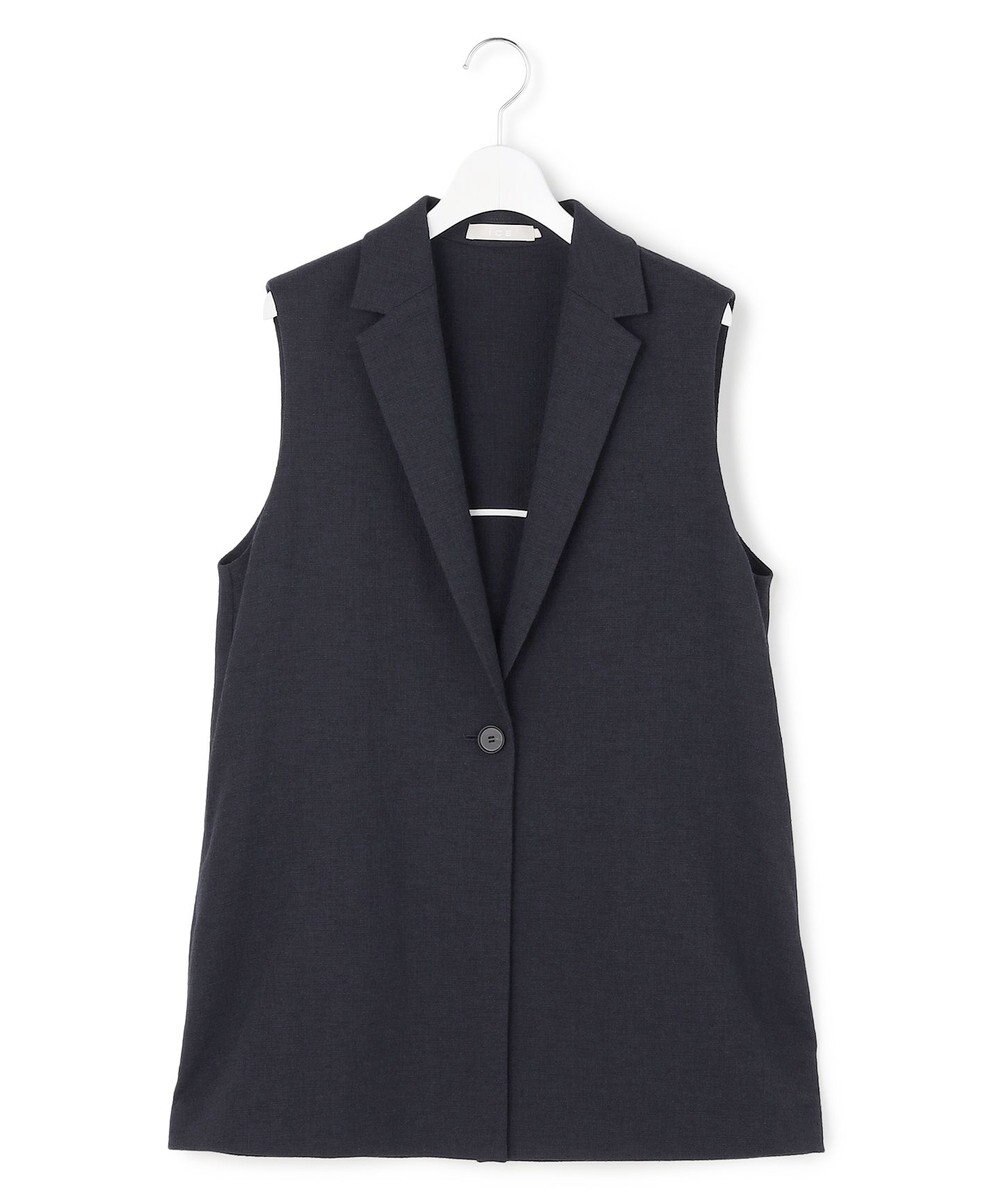 ICB L ミックスブッチャー バックスリットジレ 