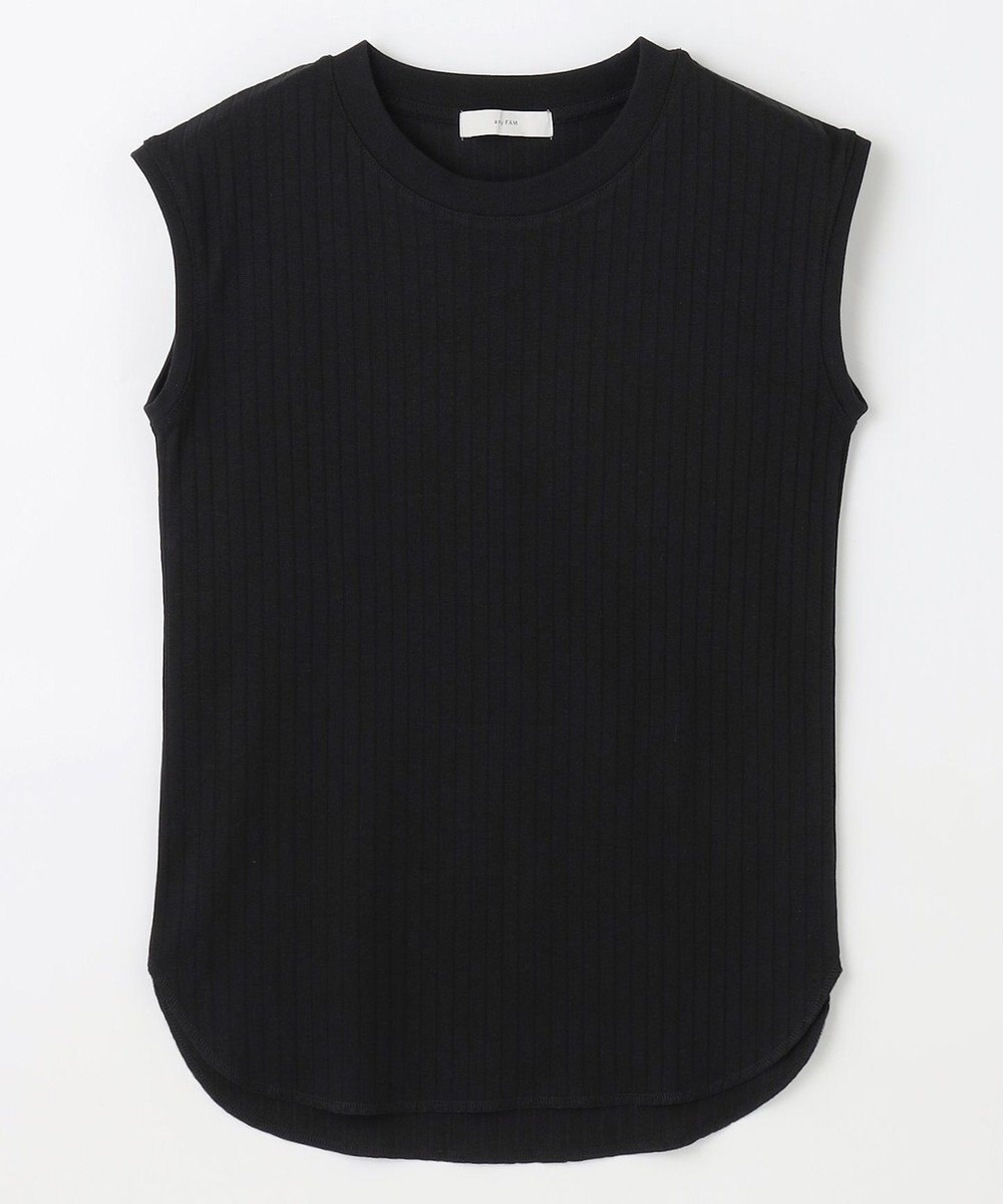 ANY L 【洗濯機可/接触冷感/UVカット】汗ジミ防止テレコノースリーブプルオーバー 