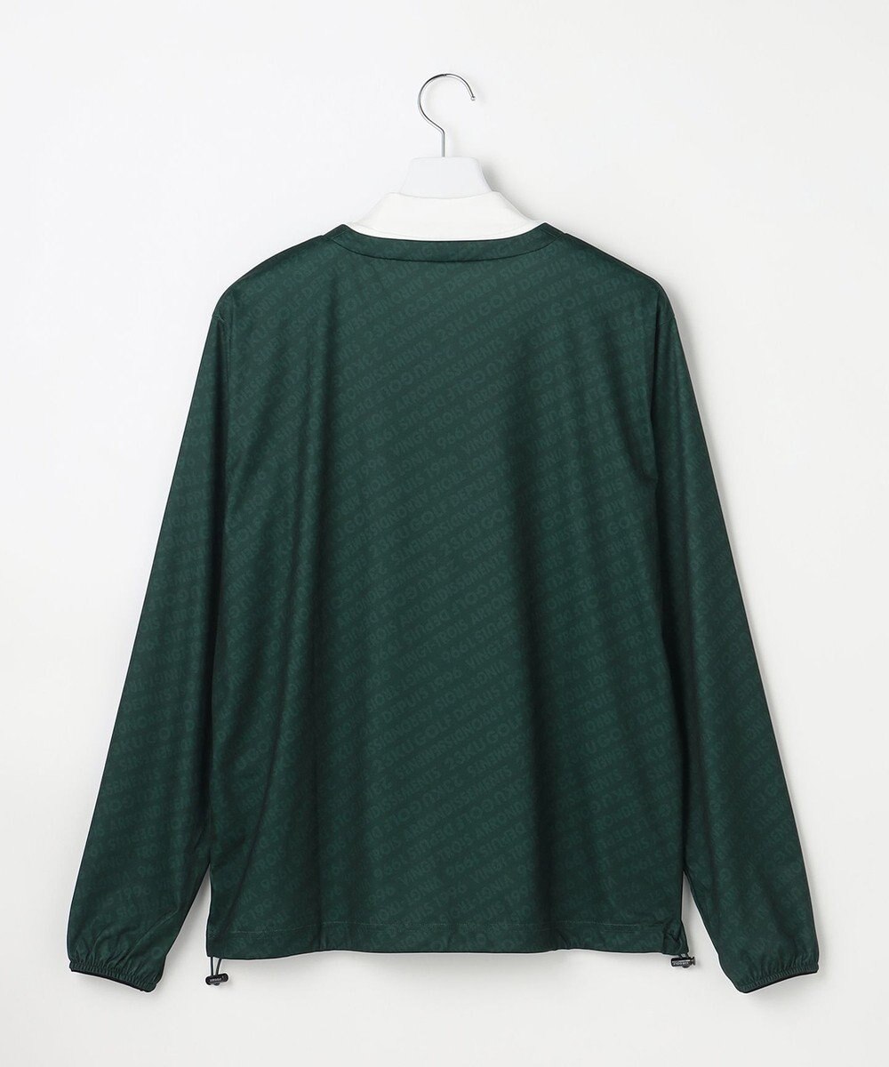 23区GOLF 【MEN】エアリージャージストレッチプルオーバー フェイクレイヤード 