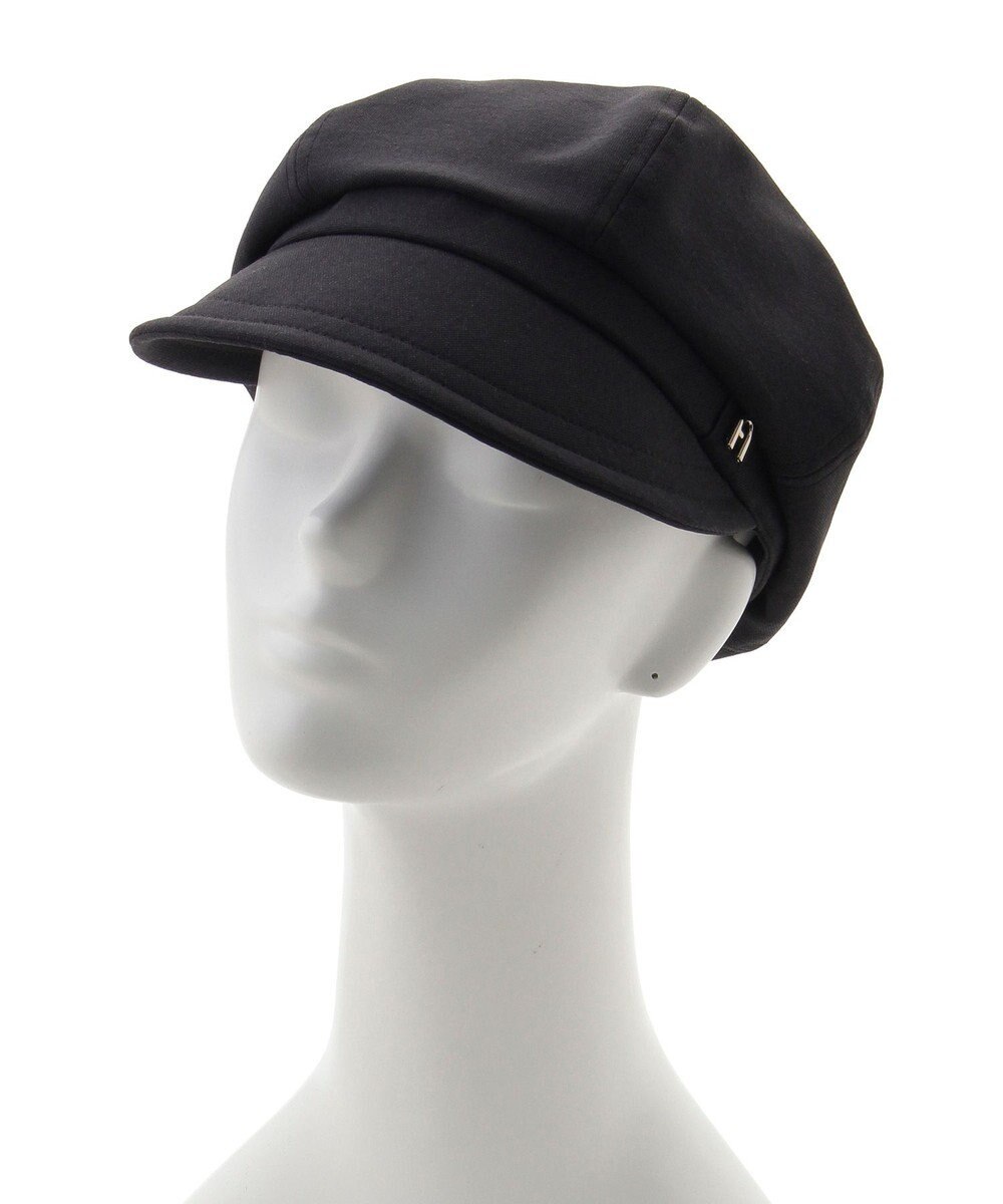 MOONBAT 【遮光100％/遮熱/UVカット】FURLA(フルラ)アーチロゴ キャスケット 帽子 無地 サイズ調整可能/手洗い可能/日本製 