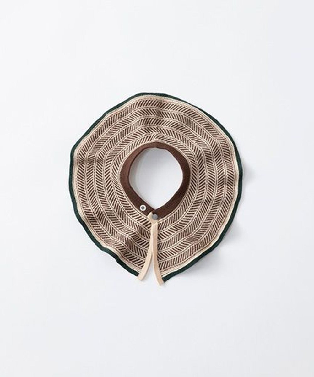 TRICOTE ヘリンボーン柄ニットスタイ 