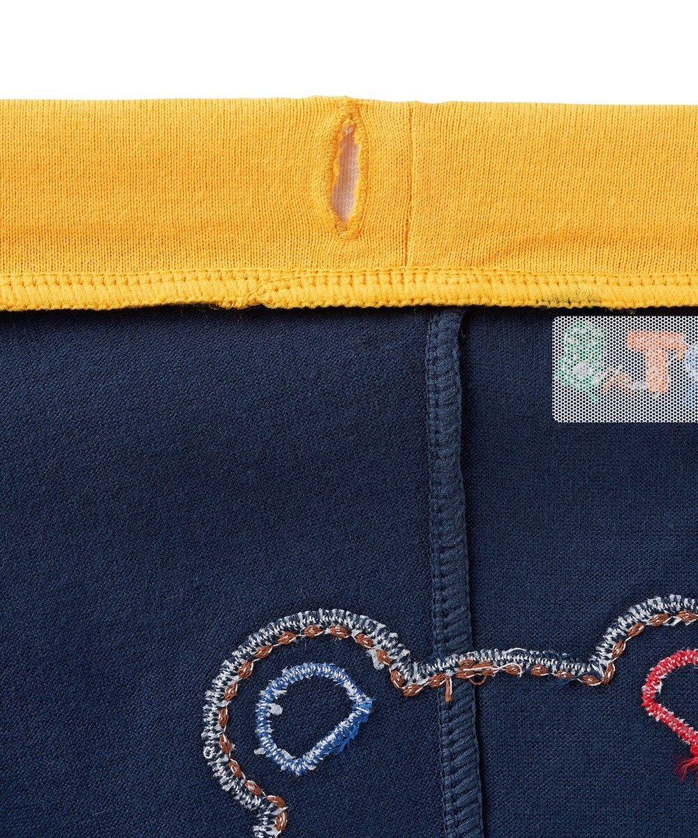 MIKI HOUSE HOT BISCUITS 【80-120cm】折り返しチェック 6分丈パンツ 