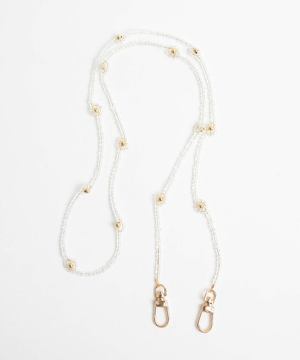 WEGO フラワービーズストラップ 