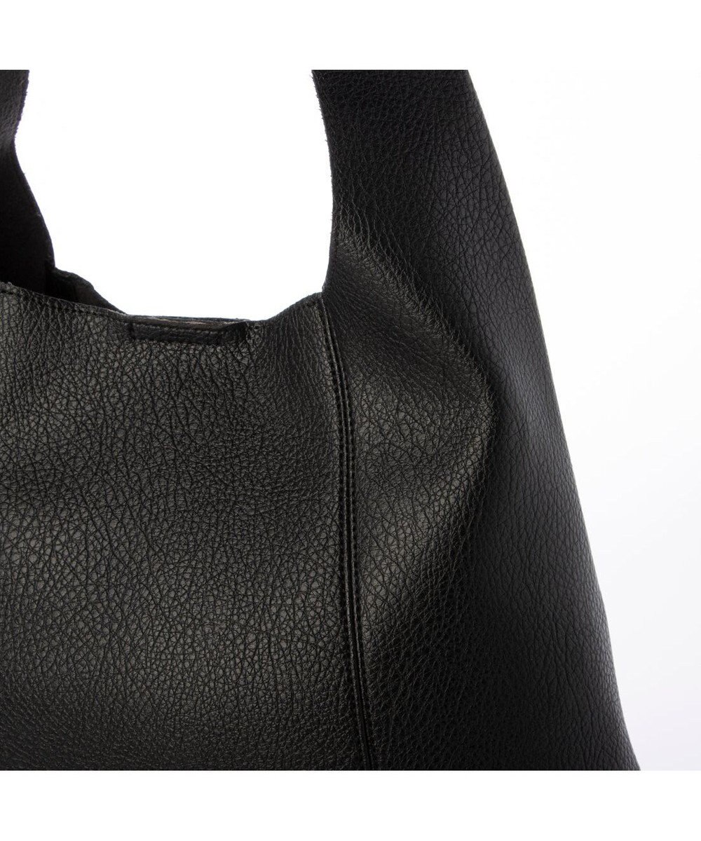 UNBILLION カシュカシュ cachecache / セミ合皮ホーボーバッグＬ 