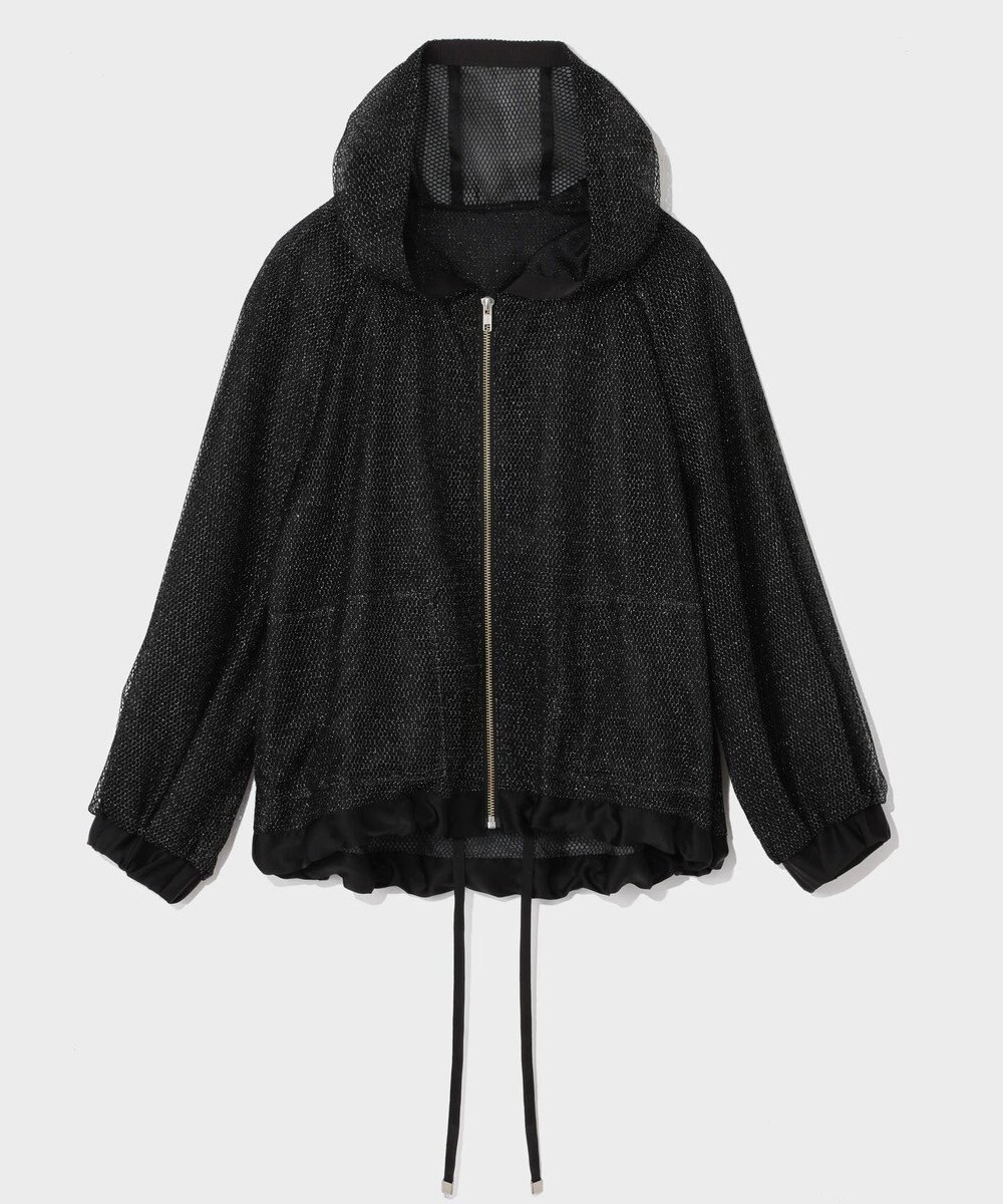 GRACE CONTINENTAL マクラメメッシュフーディー 