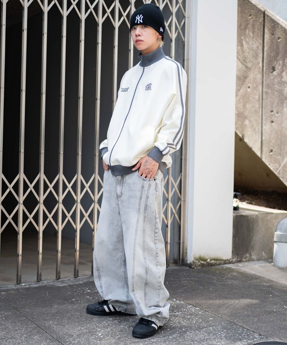 WEGO 【ユニセックスITEM/MLサイズ展開】ラグランライントラックジャケット 