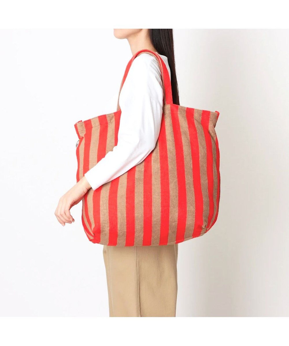 UNBILLION VERYコラボ カシュカシュ cachecache / リングカラビナ付パイルトート 