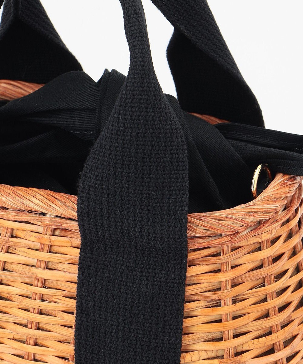 23区 VIOLAd'ORO MIRO スプリットラタン バスケットバッグ 