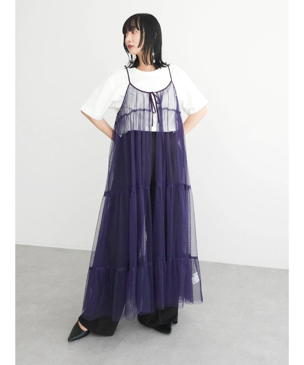 Green Parks ・ＥＬＥＮＣＡＲＥ　ＤＵＥ　２ｗａｙチュールキャミワンピ 