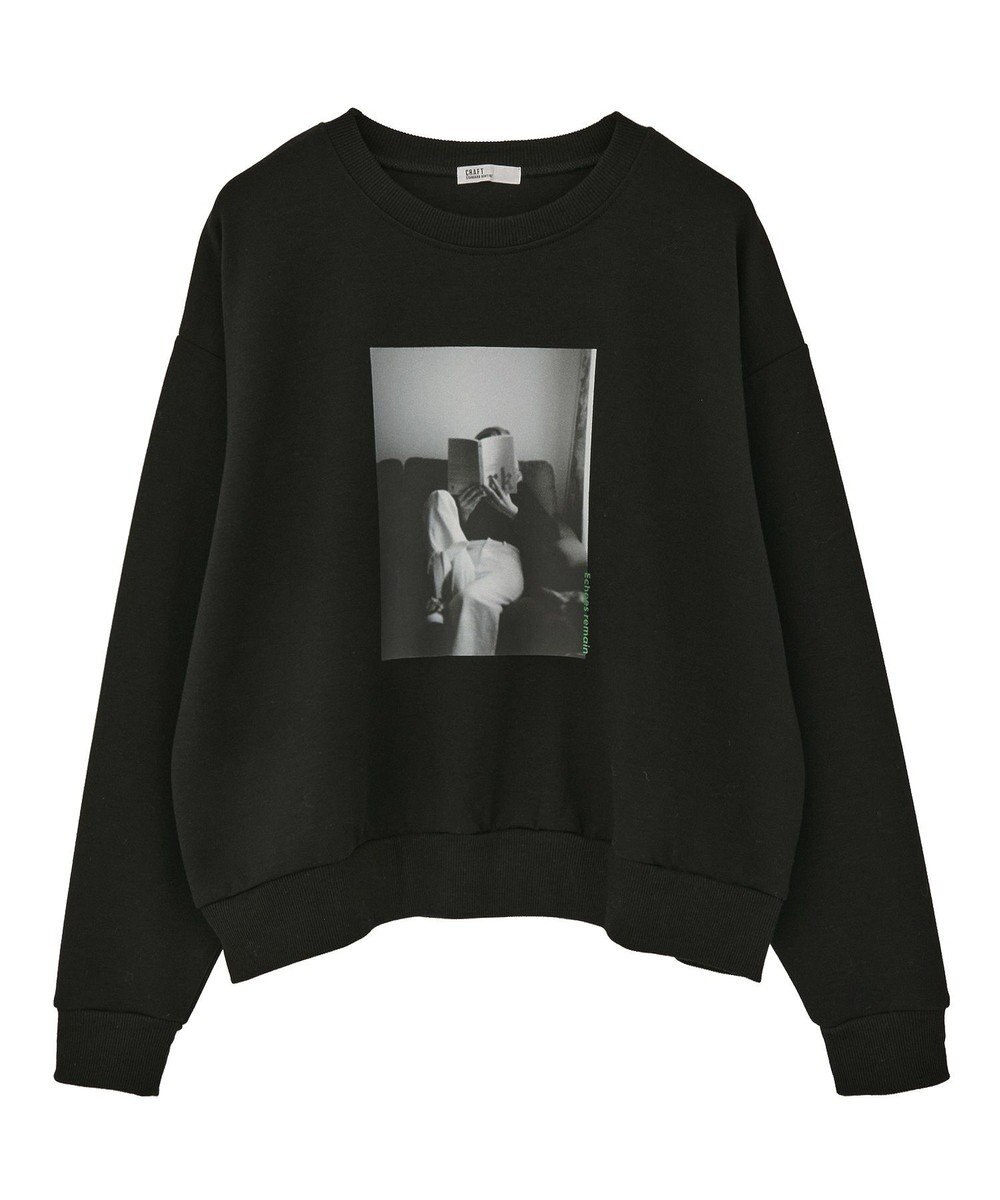 CRAFT STANDARD BOUTIQUE フォトプリントダンボールプルオーバー 