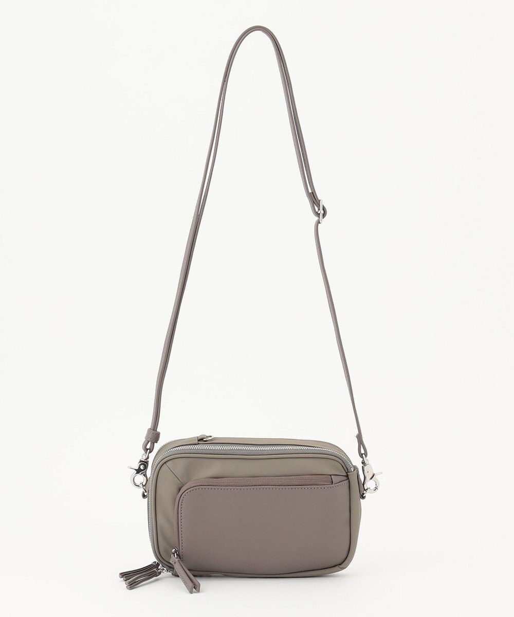 Y'SACCS ナイロン×リサイクルレザー　コンビマルチポシェット 