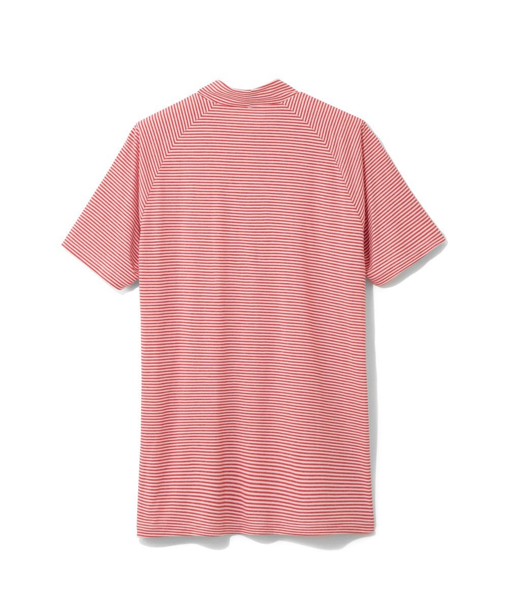 ZERO HALLIBURTON メランジ ボーダー モックネック シャツ ZHG-A4S5 82815 ゴルフウェア 