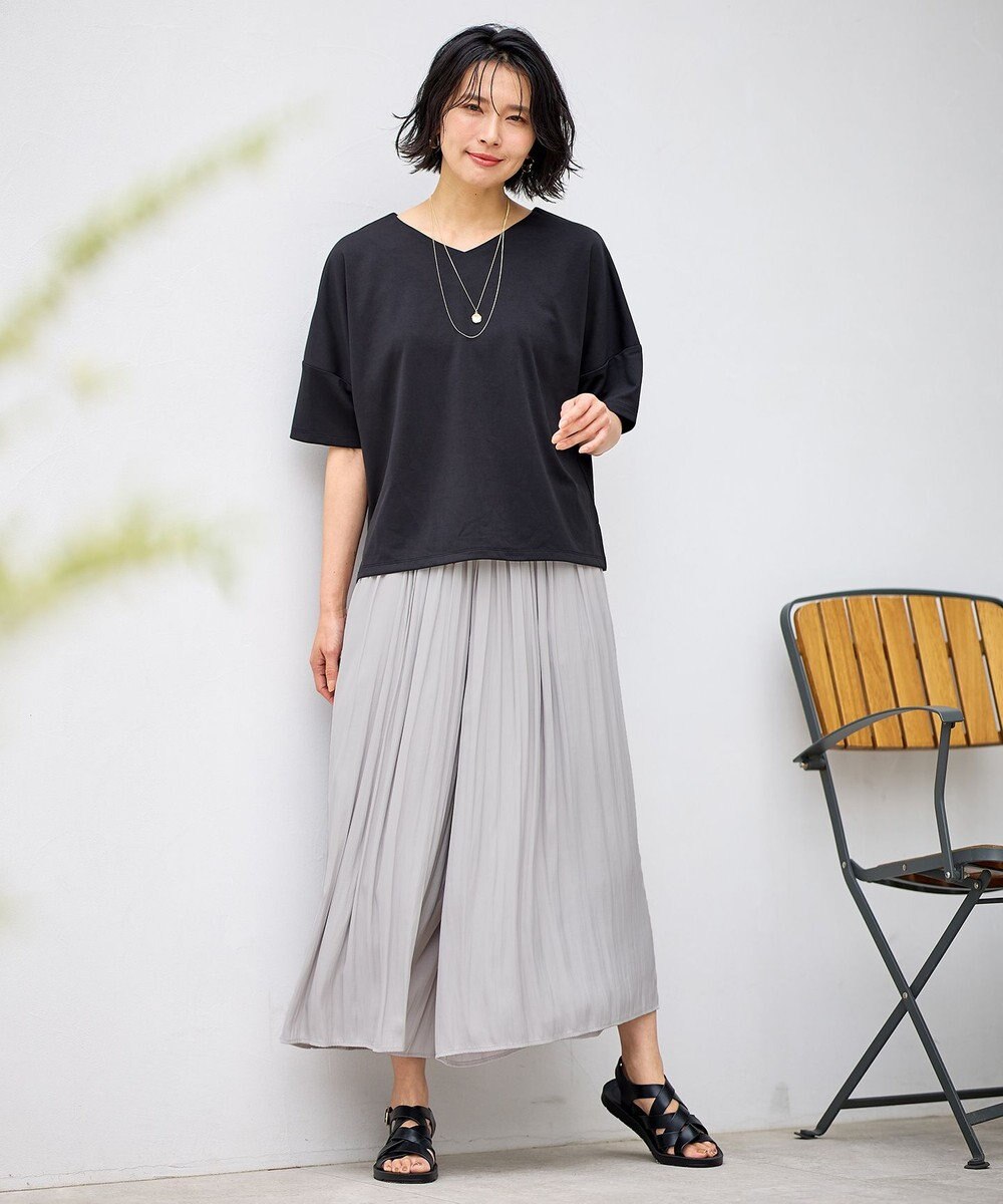 ANY ドライポンチVネックプルオーバー 