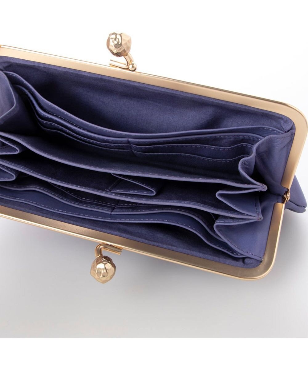 UNBILLION perche フラグメントケース付きアンティーク調ガマグチ長財布 