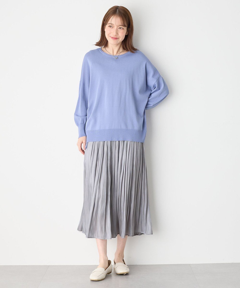 ANY ゆるチュニックニット 