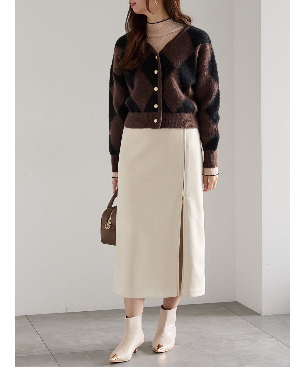 Te chichi スエードサイドZIPスカート 