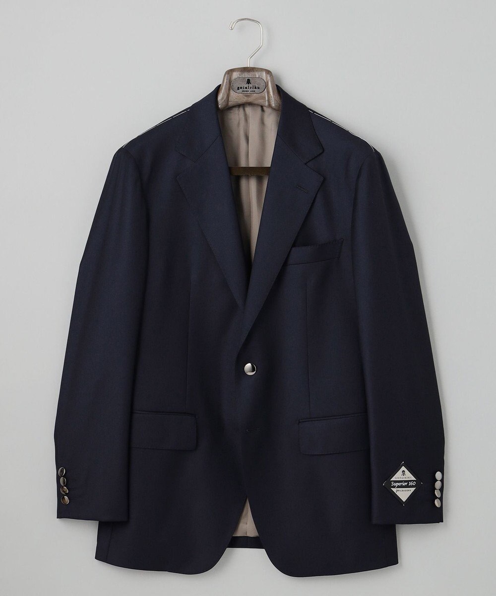 GOTAIRIKU 【御幸毛織/オリジナル素材】Super160’S 定番 ネイビーブレザー(25年秋冬モデル) 