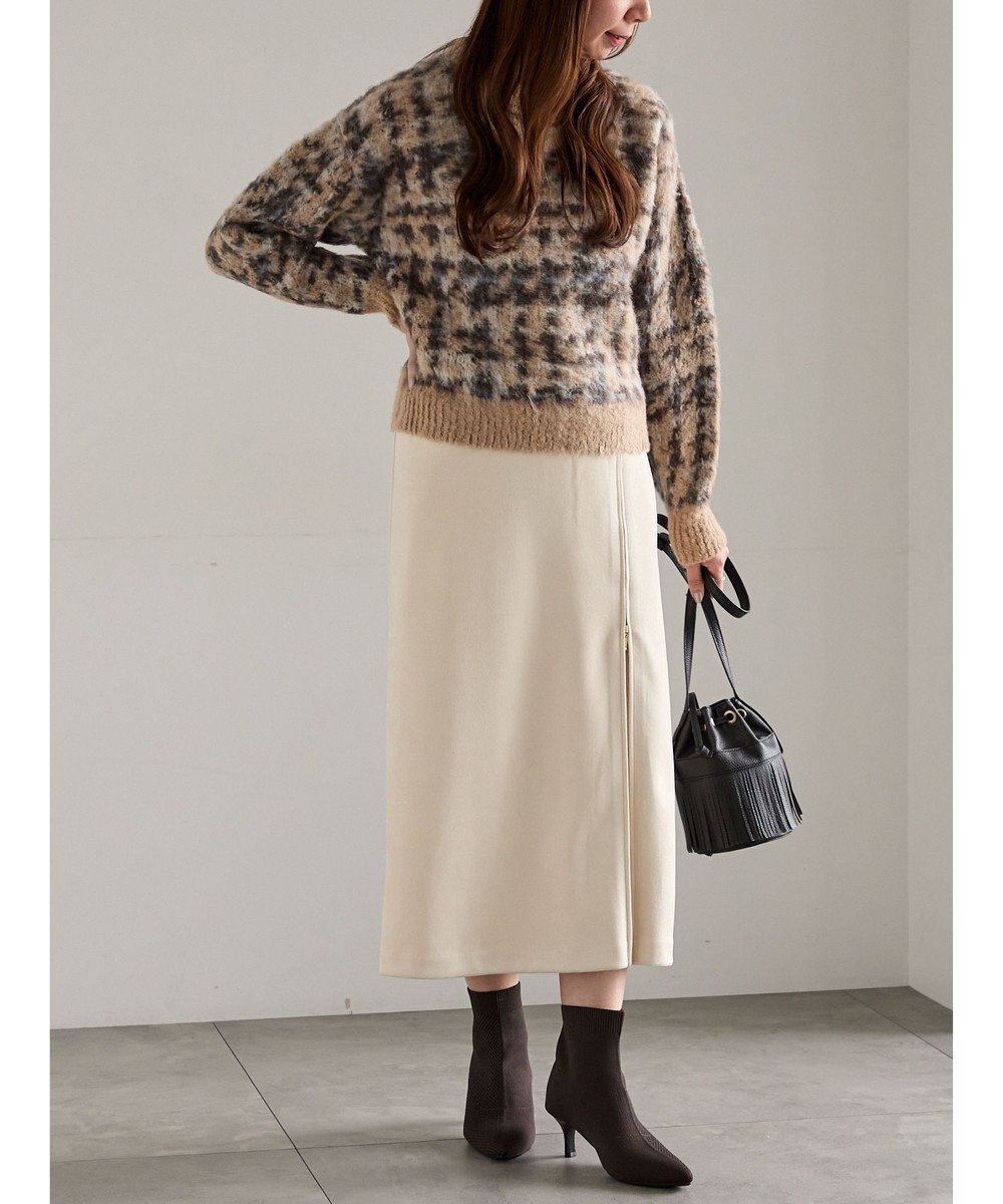 Te chichi スエードサイドZIPスカート 