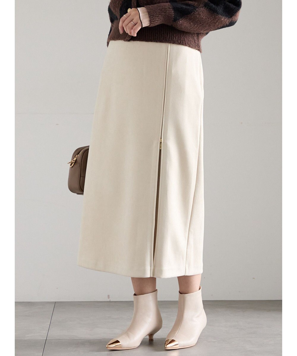 Te chichi スエードサイドZIPスカート 