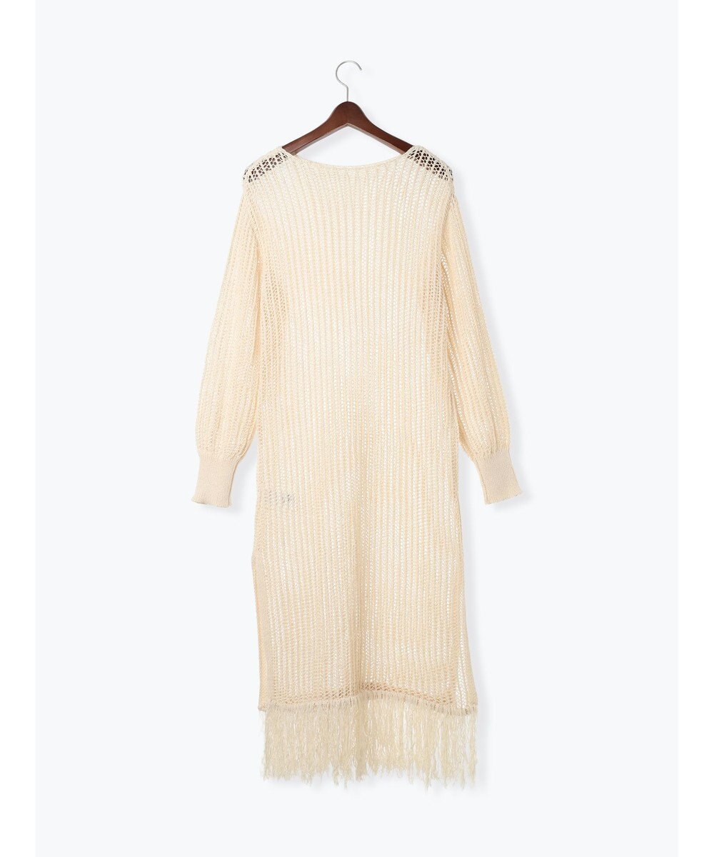 Te chichi フリンジメッシュニットワンピース《2025Autumn catalog vol.2 item》 