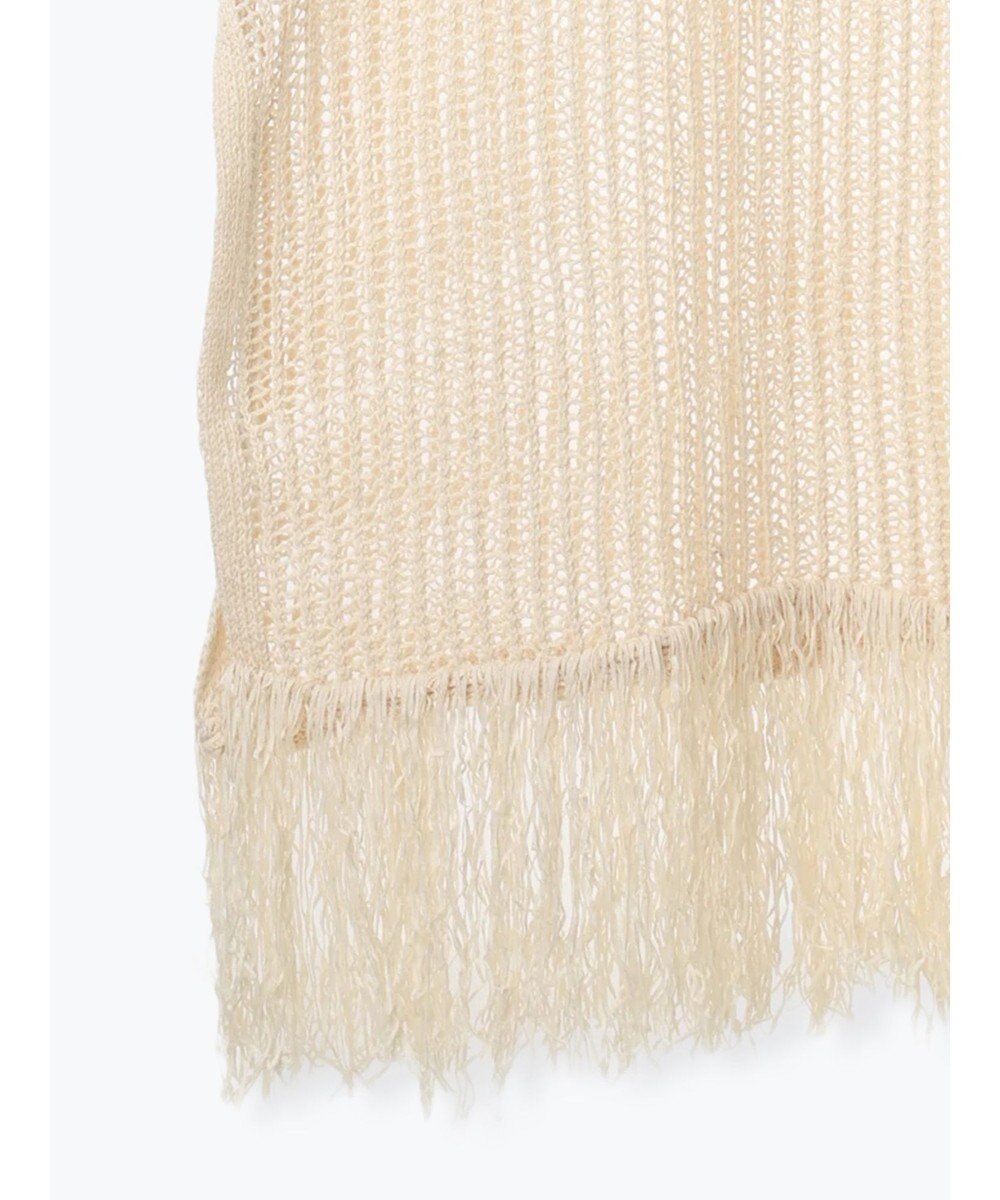 Te chichi フリンジメッシュニットワンピース《2025Autumn catalog vol.2 item》 