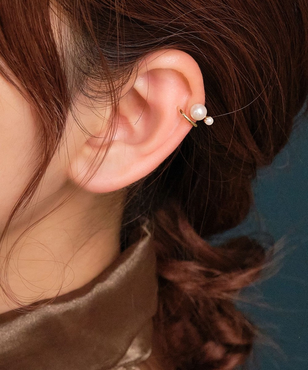 Adrer Pearl ear cuff パールイヤーカフ 片耳 最高の品質の - アクセサリー