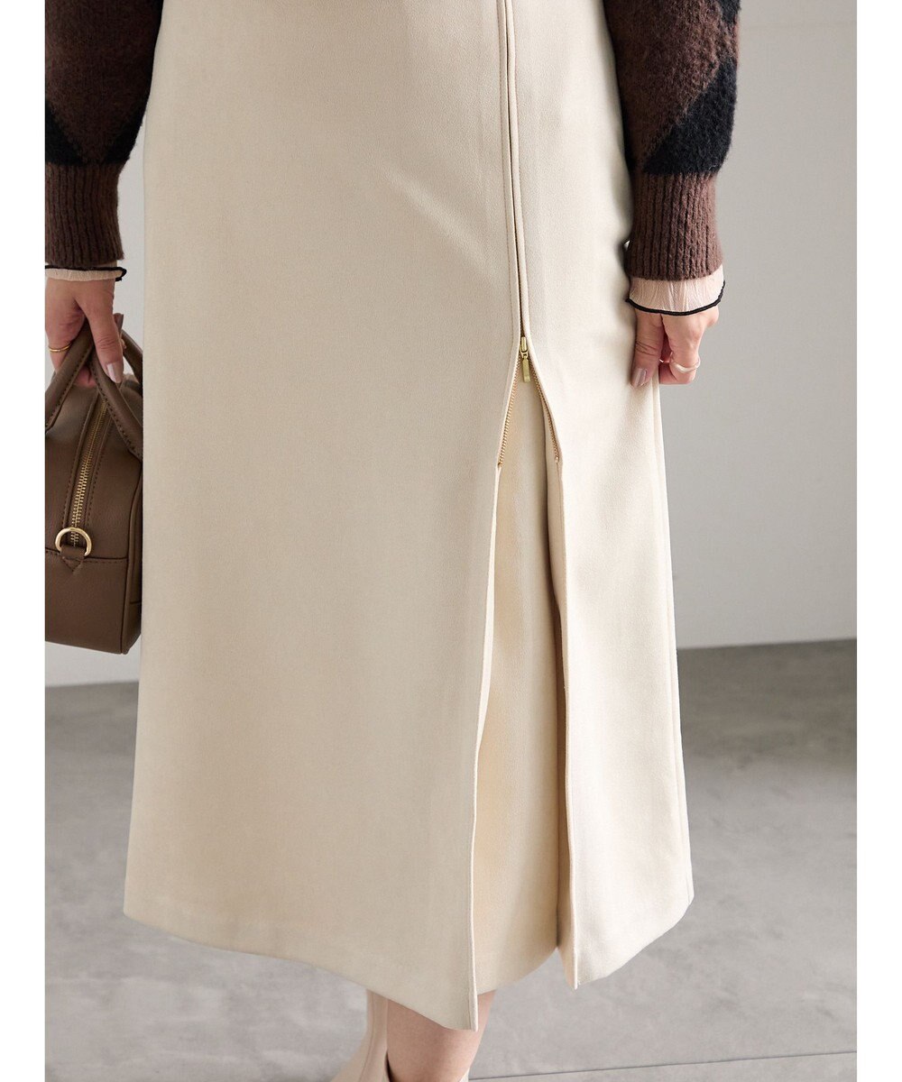 Te chichi スエードサイドZIPスカート 