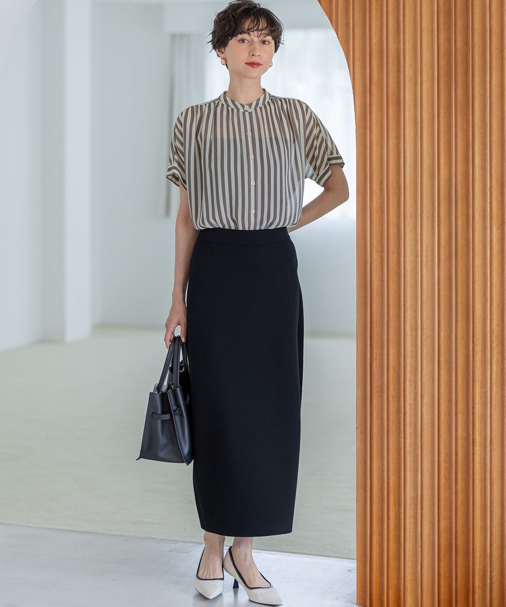 23区 L 【洗える】ベアトップ パッド付き キャミソール 