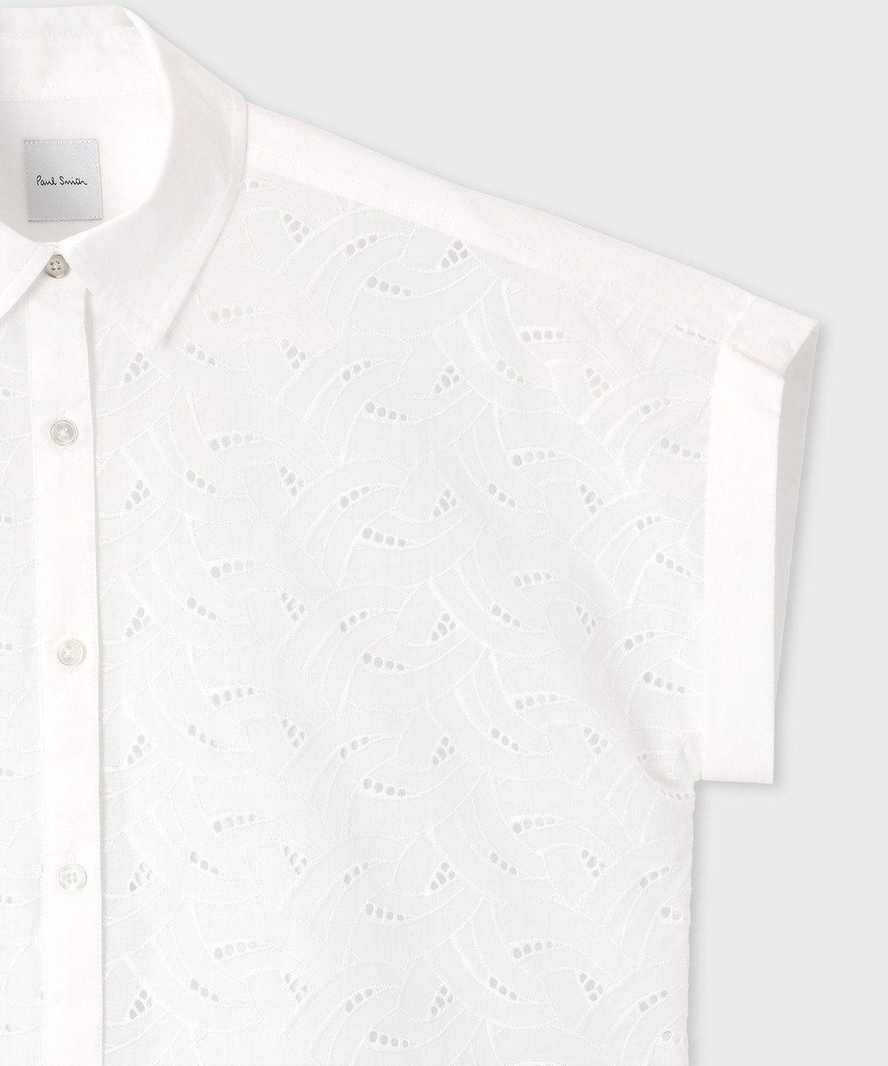 Paul Smith 【洗える】コットンレース 半袖シャツ 