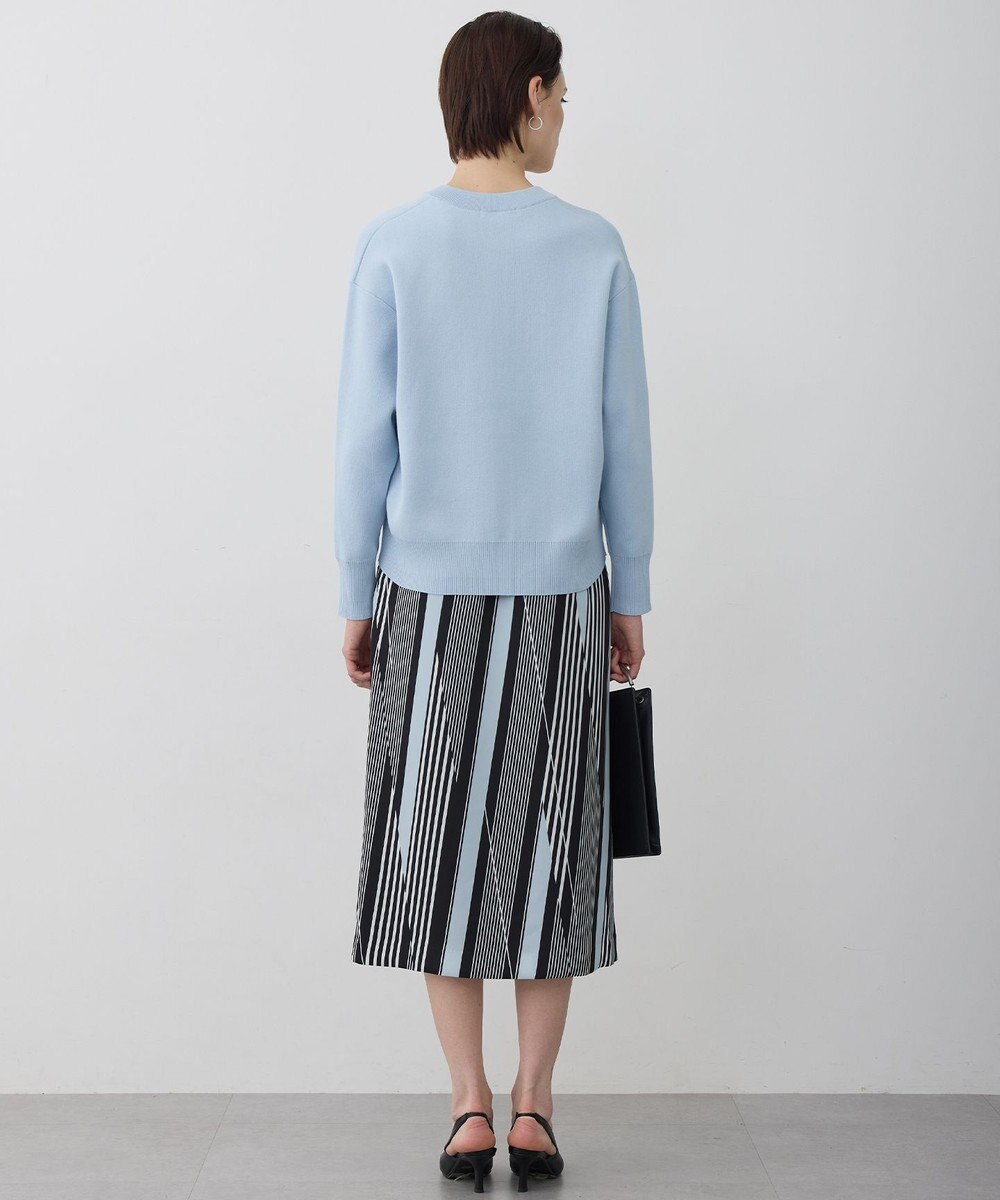 ICB 【先行予約】ランダムストライププリント ストレートスカート 