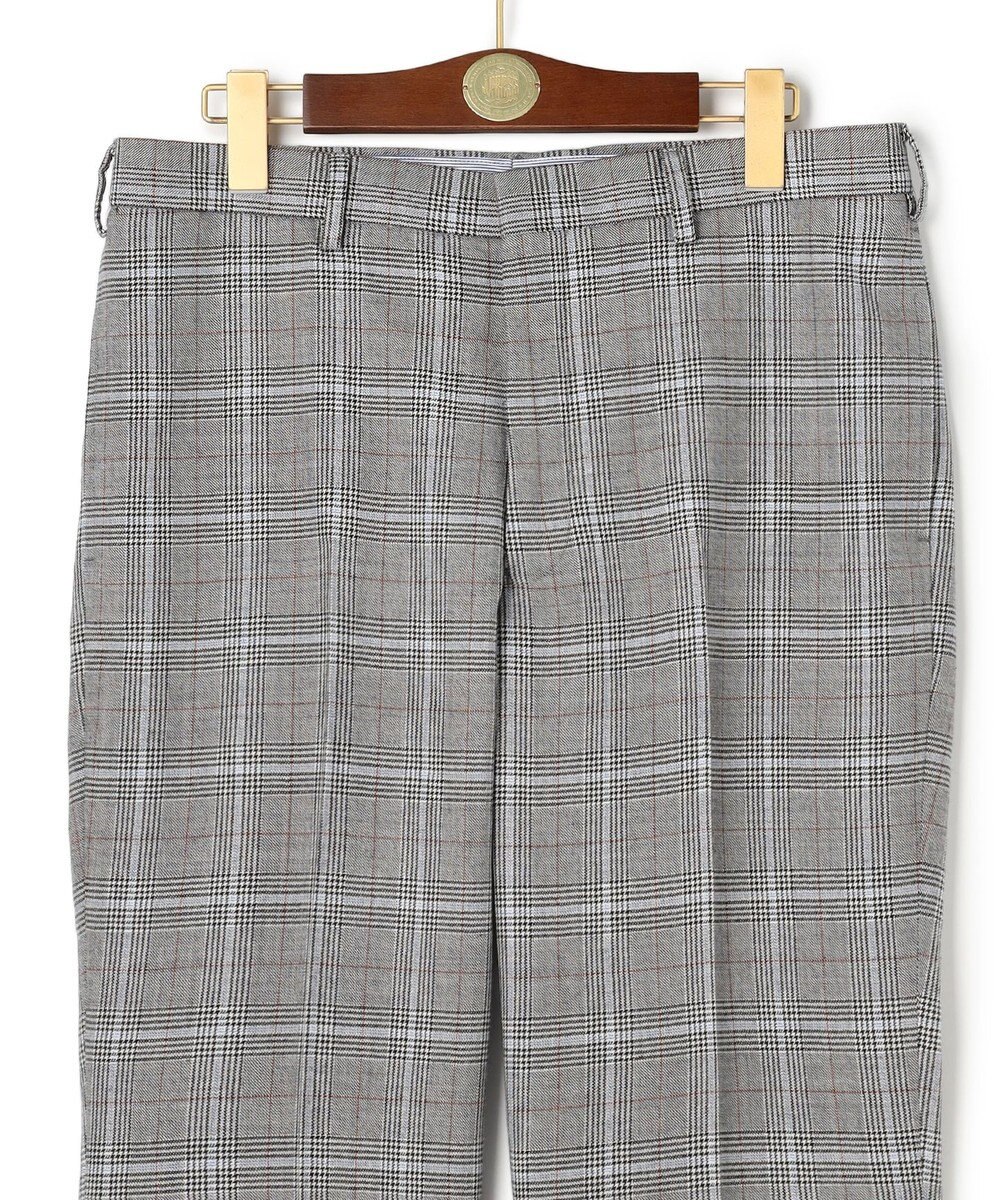 J.PRESS MEN 【ストレッチ / 洗える】トリートメントウールアメリカンチェック スラックス 