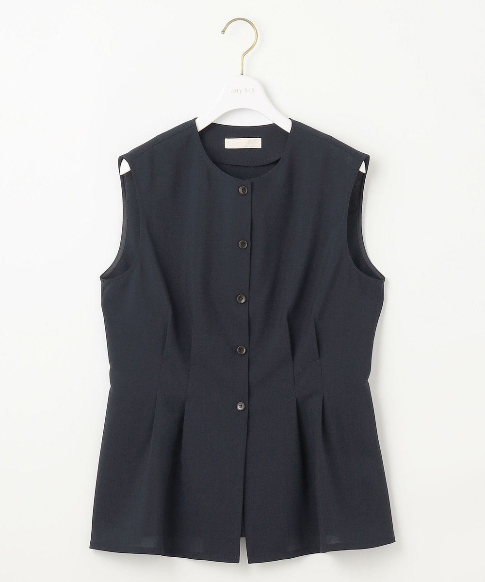 ANY SIS 【WEB・一部店舗限定】スイートクール ジレブラウス 