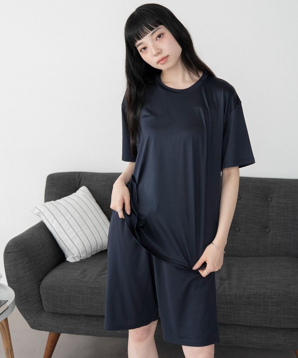 WEGO 【ユニセックス着用ITEM/MLサイズ展開】接触冷感セットアップウェア 